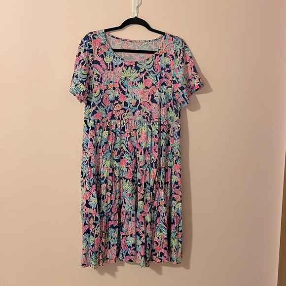 EUC Lilly Pulitzer dress size large. - Picture 1 of 5
